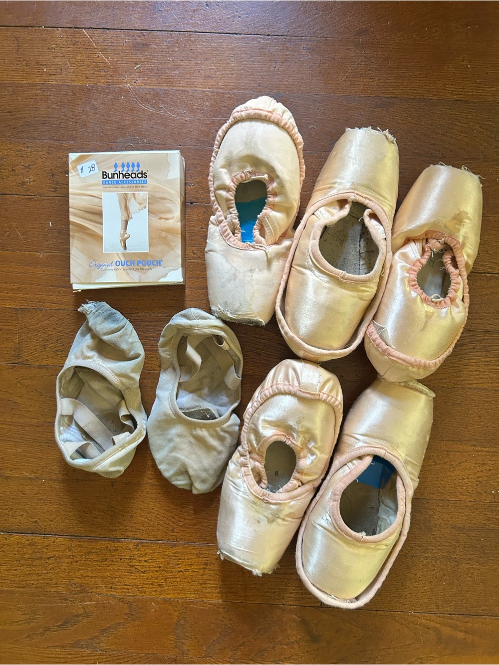 Dead pointe shoes for crafting etc.